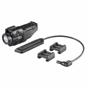 Streamlight TLR RM 1 Rail Mounted LED Tactical Lighting System w/Green Laser, CR123A, White, 500 Lumens, Black, 69443