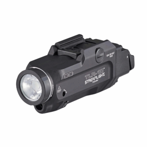 Streamlight TLR-10 Gun Light With Red Laser And Rear Switch Options, CR123A, 1000 Lumens, Black, 69470