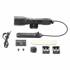 Streamlight 88066 ProTac Rail Mount HL-X 1000-Lumen Multi-Fuel Weapon Light with Remote Switch, Tail Switch, Clips, and CR123A Batteries, Box, Black