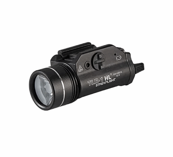 Streamlight TLR-1 HL 1000 Lumen LED Tactical Weapon Light Long Gun Kit, CR123A, White, 1000 Lumens, Black, 69262