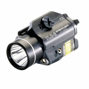 Streamlight TLR-2 Tactical Weapon Flashlight w/ Laser Sight, CR123, Laser Sight , No Strobe, 300 Lumens, Black, 69120