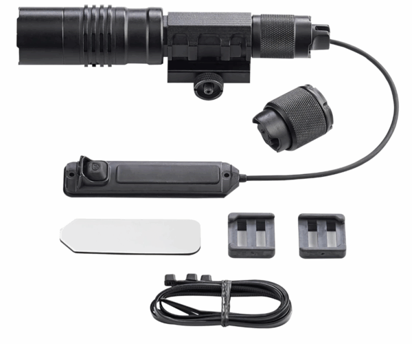 Streamlight 88090 ProTac Rail-Mount HL-X USB 1000-Lumen Rechargeable Multi-Fuel Weapon Light with Integrated Red Aiming Beam, Remote Switch, Tail Switch, and Clips, Black