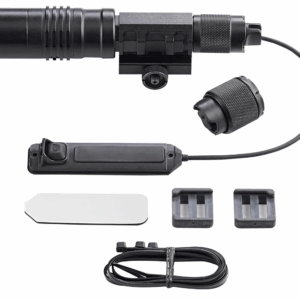 Streamlight 88089 ProTac Rail-Mount HL-X 1000-Lumen Multi-Fuel Weapon Light with Integrated Red Aiming Beam, Remote Switch, Tail Switch, and Clips, Black