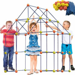 Build A Fort Construction Set – 158pc Fort Building Kit