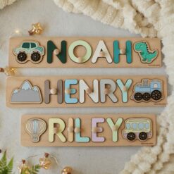 1st Birthday Gift, Name Puzzle, Custom Baby Gift, Personalized Puzzle for Kids